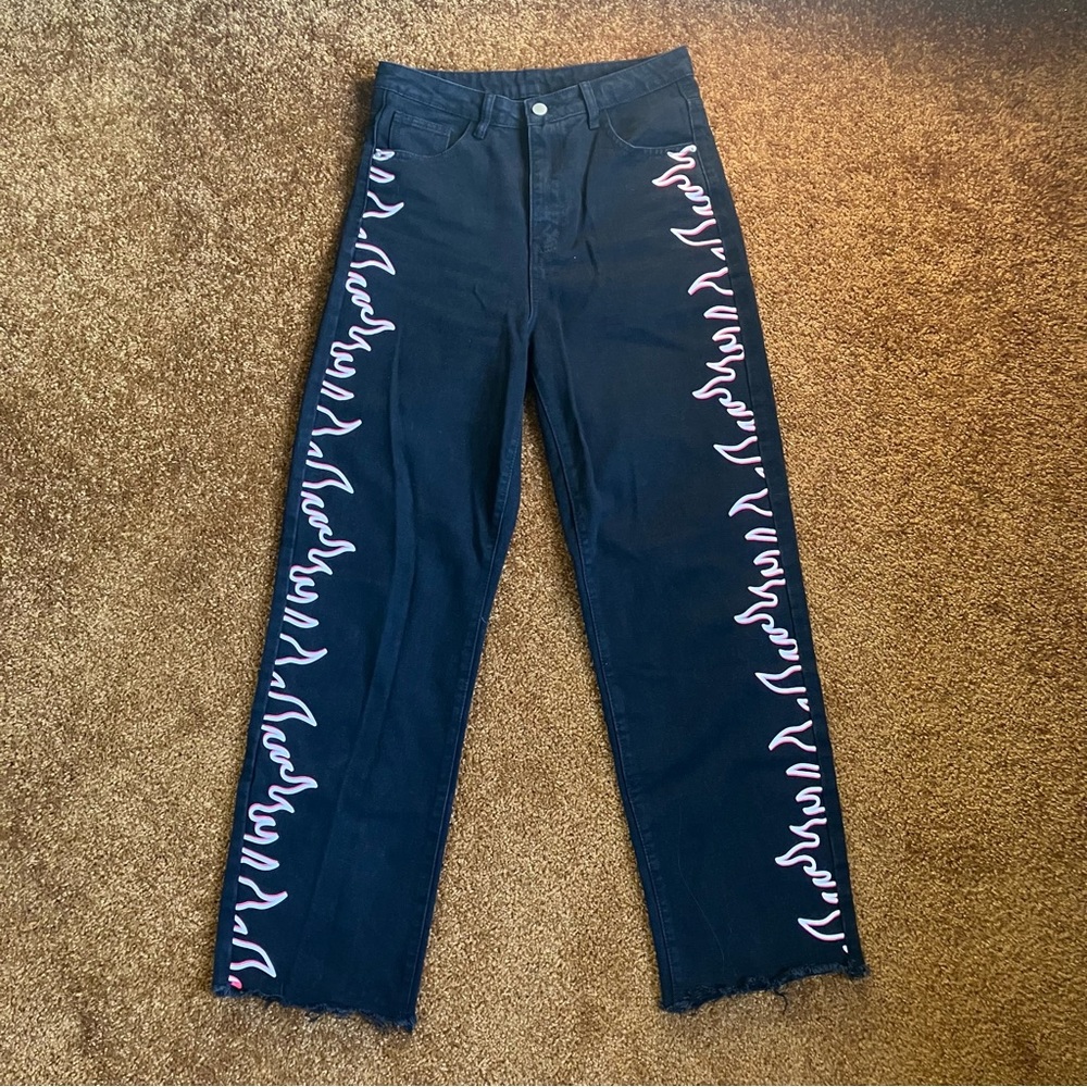 NEW SUPER SICK FLAME JEANS